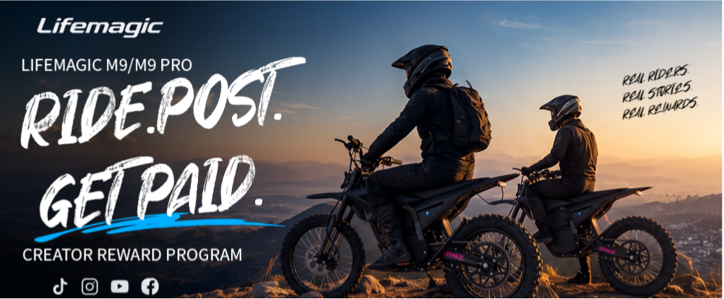 LIFEMAGIC Ride & Earn | Electric Dirt Bike Rewards & GoPro Giveaway