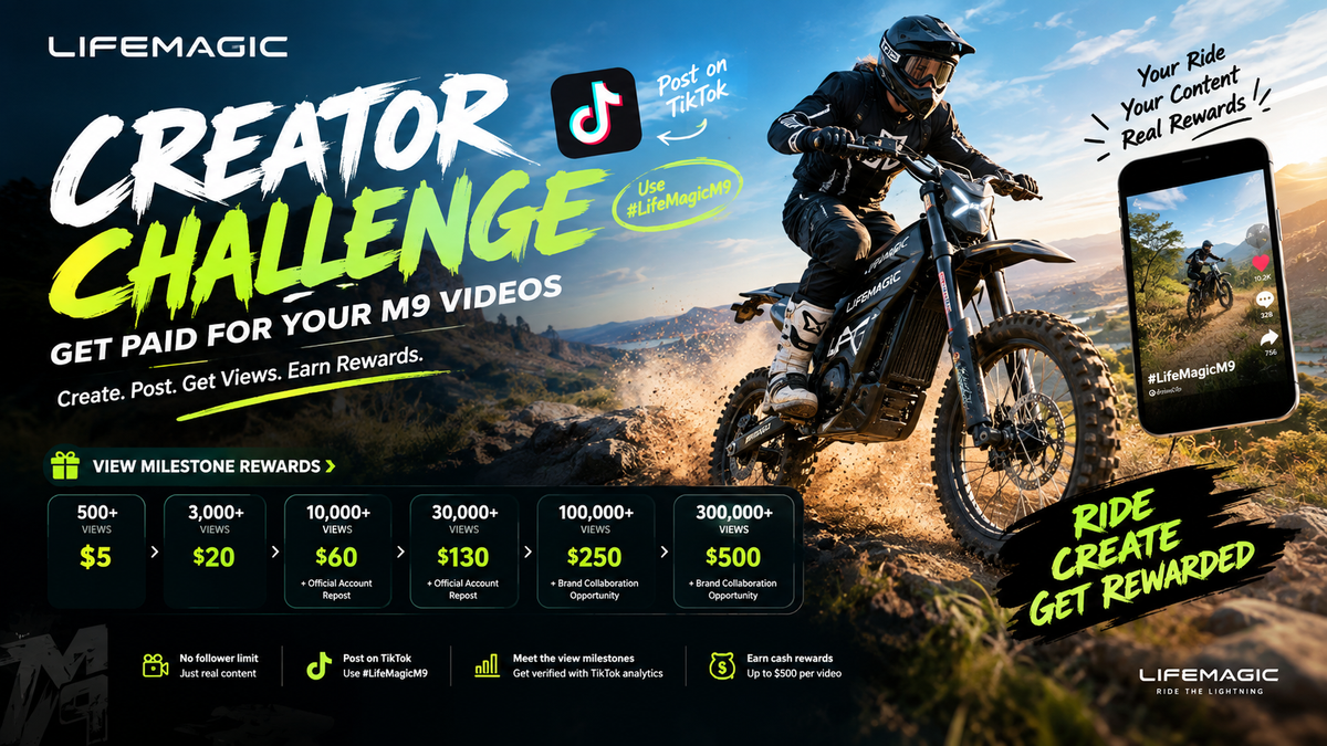 LIFEMAGIC Creator Challenge: Get Paid for Your M9 TikTok Videos