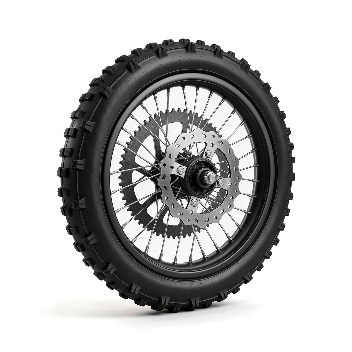 LIFEMAGIC Electric Dirt Bike Front and Rear Wheel