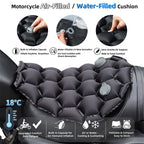 Air‑Inflatable Motorcycle Seat Cushion, Shock‑Absorbing & Breathable, Soft Comfort for Long‑Distance Riding, Universal for Motorcycles & Electric Scooters