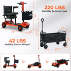 LIFEMAGIC S4 Mobility Scooter with Utility Cart