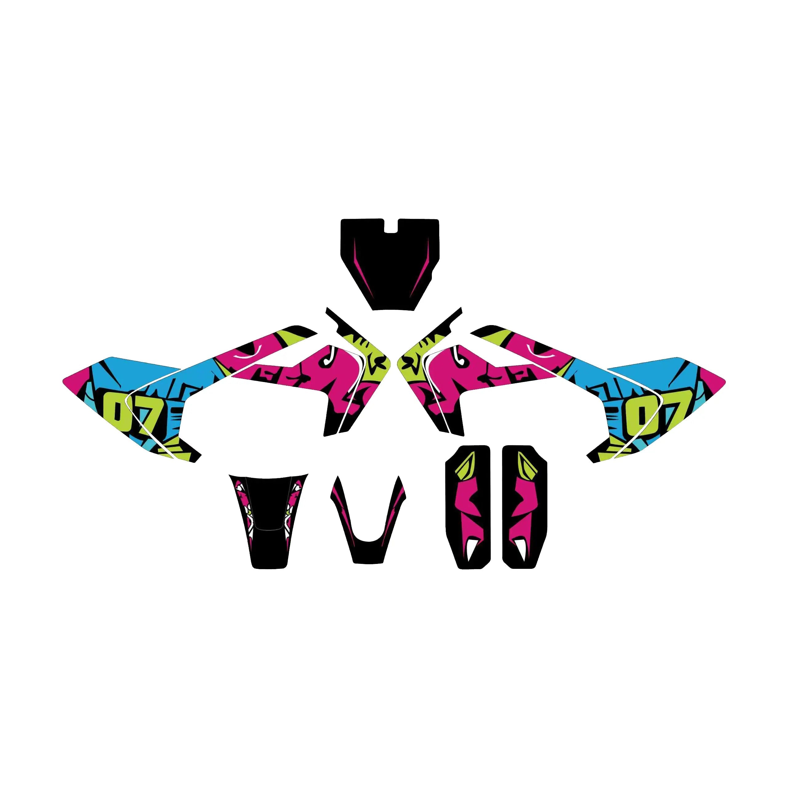 Dirt Ebike cool DIY sticker kit LIFEMAGIC