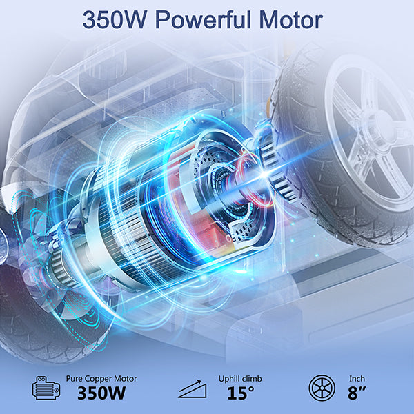 30-mile 4-wheel mobility scooter