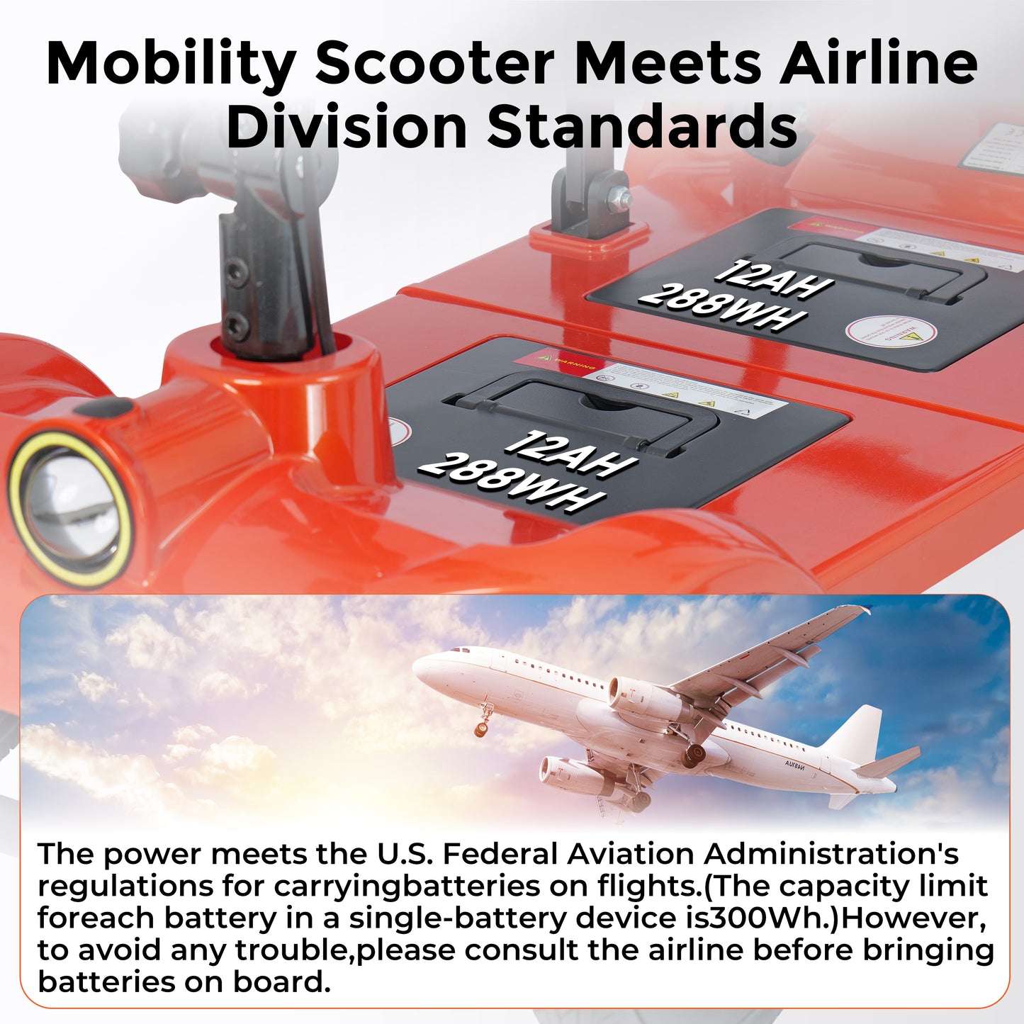 LIFEMAGIC S4 35 Miles Mobility Scooter with Utility Cart