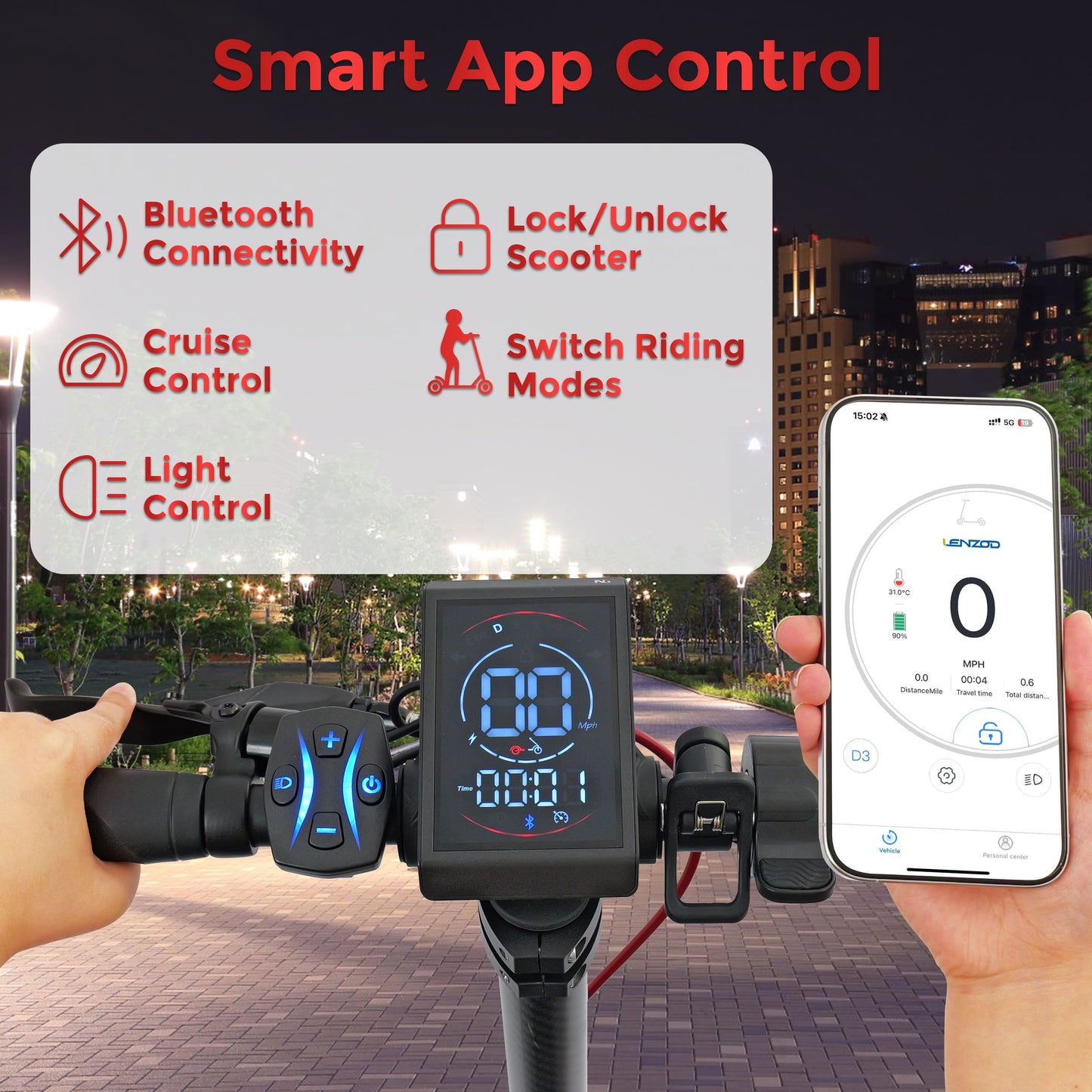 LIFEMAGIC H1 Carbon Fiber E-Scooter