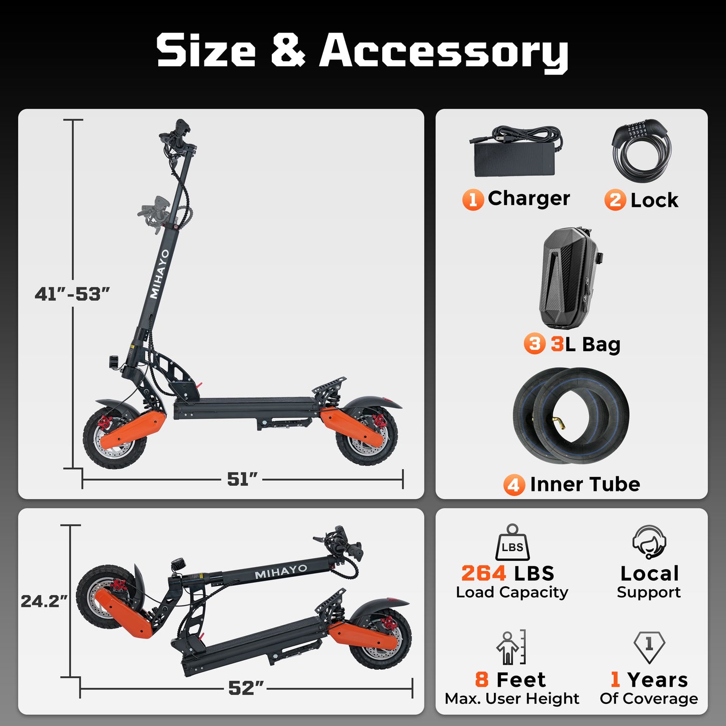 Y01 Dark Knight Electric Scooter