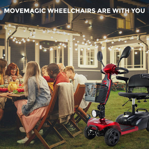 MOVEMAGIC 30-mile 4-wheel mobility scooter