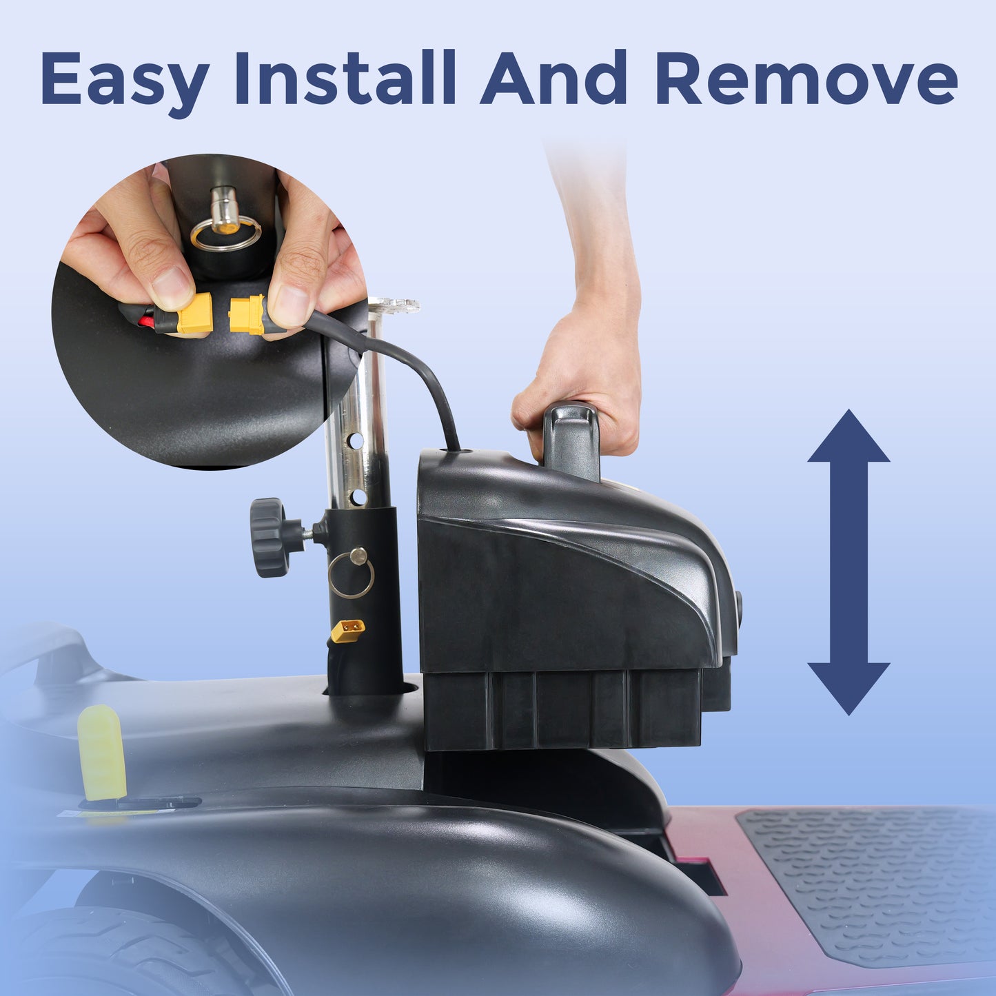 MIHAYO 30-mile 4-wheel mobility scooter