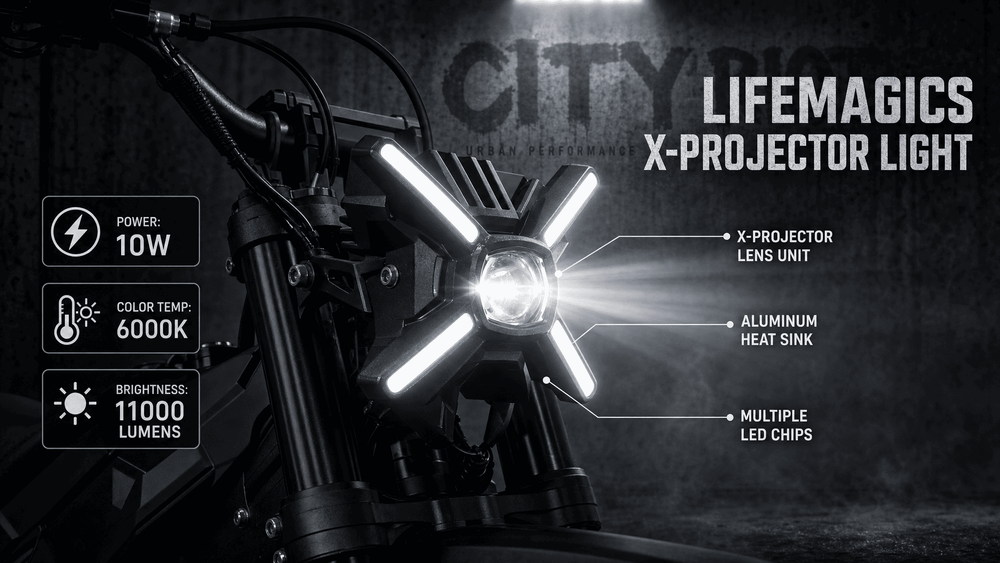 Ultimate X-Projector Lighting & 11,000 Lumens Peak